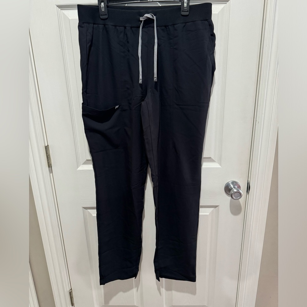 Fabletics Straight Leg Scrub Pants Black XL Tall